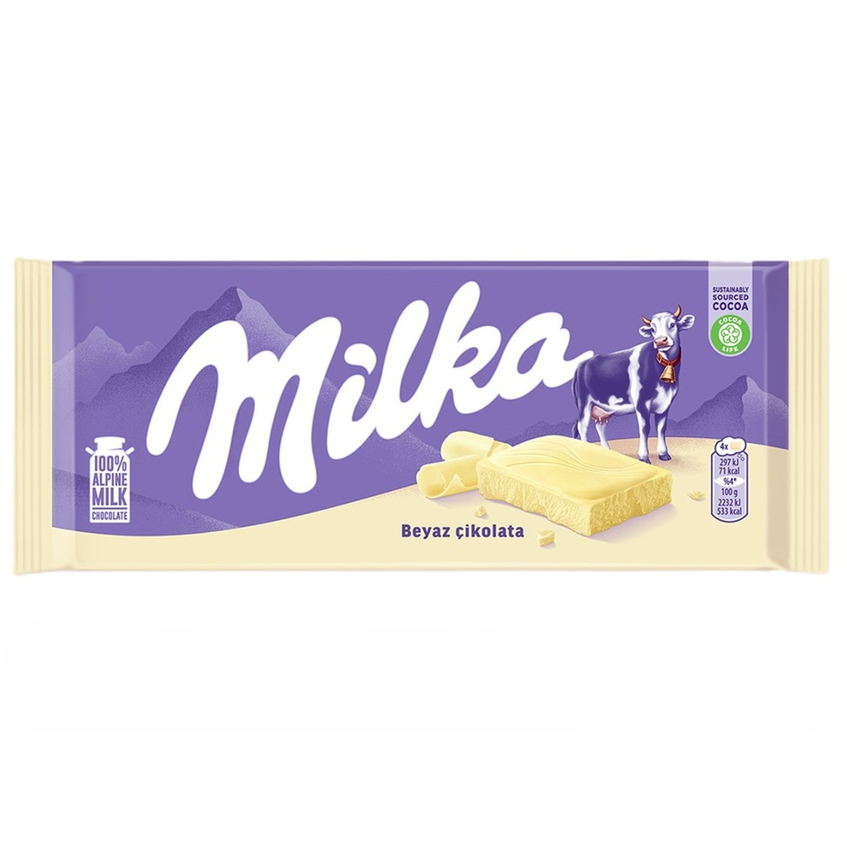 Milka Beyaz Çikolata 80 G